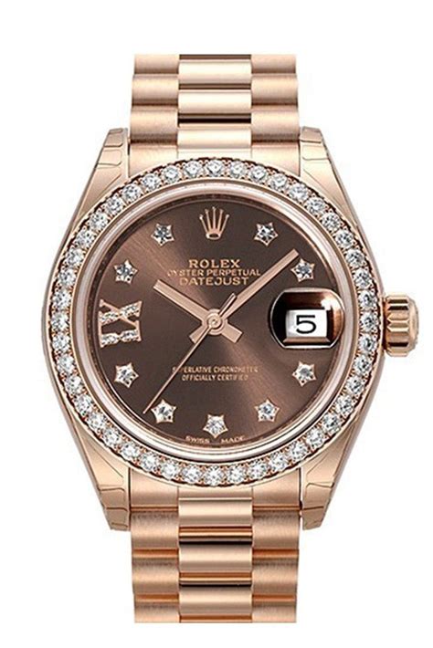 rose gold rolex ladies|rolex lady datejust rose gold.